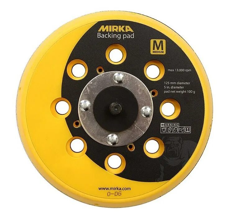 Mirka 125 мм. Промежуточная подошва Mirka 125. Подошва шлифовальная 125 мм. Mirka Backing Pad 125. Подошва шлифовальная 125