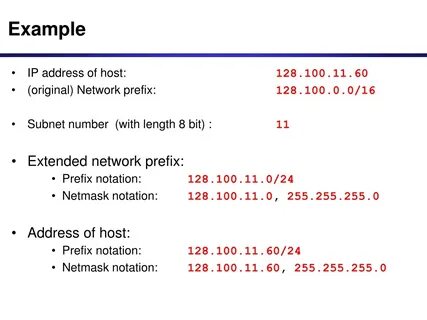 Address topic