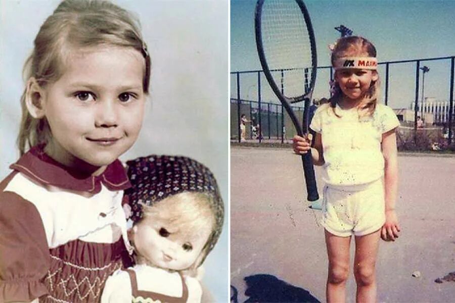 Дети курниковой фото. Anna Kournikova в детстве.