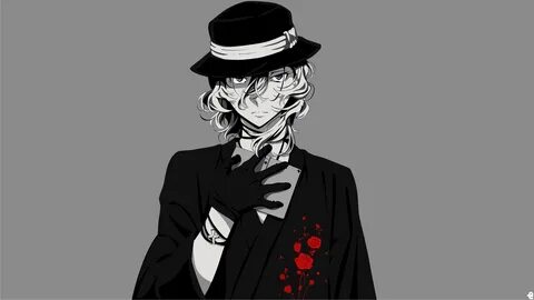 Anime Bungou Stray Dogs Chuuya Nakahara Wallpaper Обои Для Нотбука, Чиби.