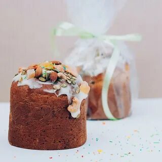 Веганский кулич