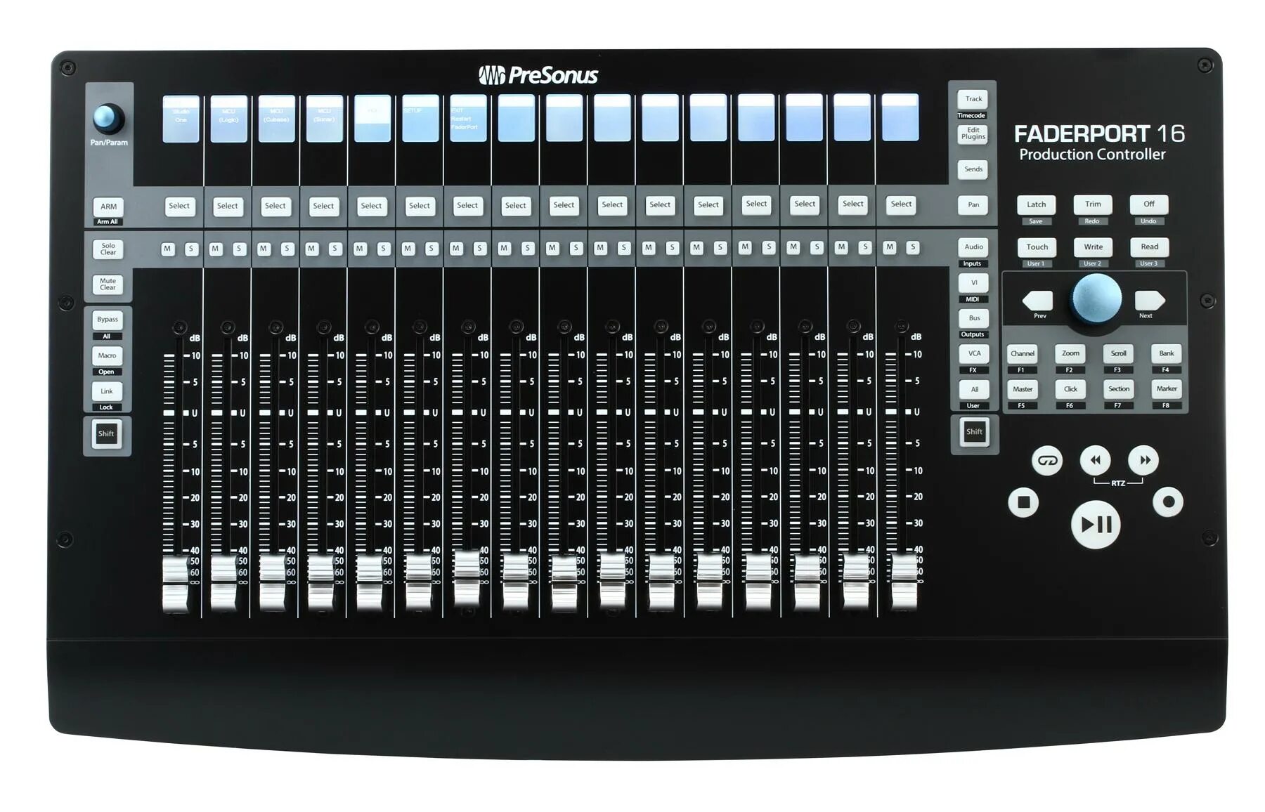 PRESONUS FADERPORT 16. Миди контроллер PRESONUS. Миди контроллеры с моторизированными фейдерами. DAW контроллер PRESONUS FADERPORT 8. Product controller