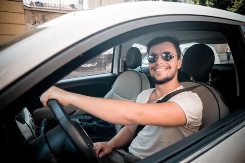 To leave in a car