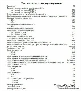 9 технические характеристики