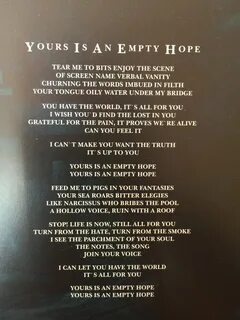 Empty hopes