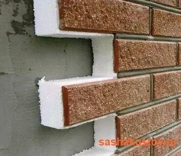 Утепление кирпичной стены пенопластом
