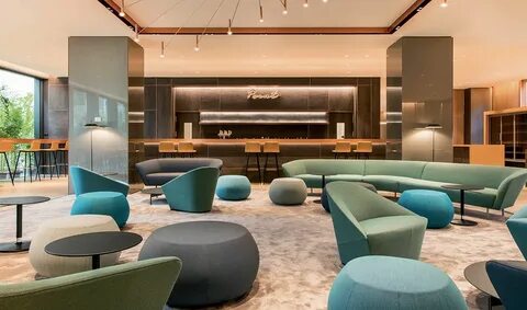 The project of living Arper US Hotel lounge, Lounge design, Lounge seating