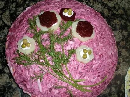 Селедка под яйцом