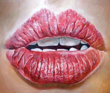 Губы в paint