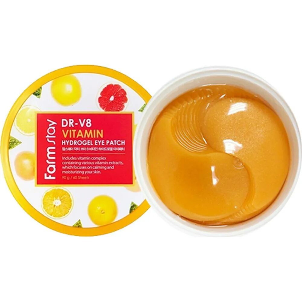 Патчи с витаминами. Патчи с витамином с. Витаминные патчи. Farmstay dr-v8 vitamin hydrogel eye patch. Патчи с витаминами.