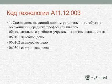 Кода технологий