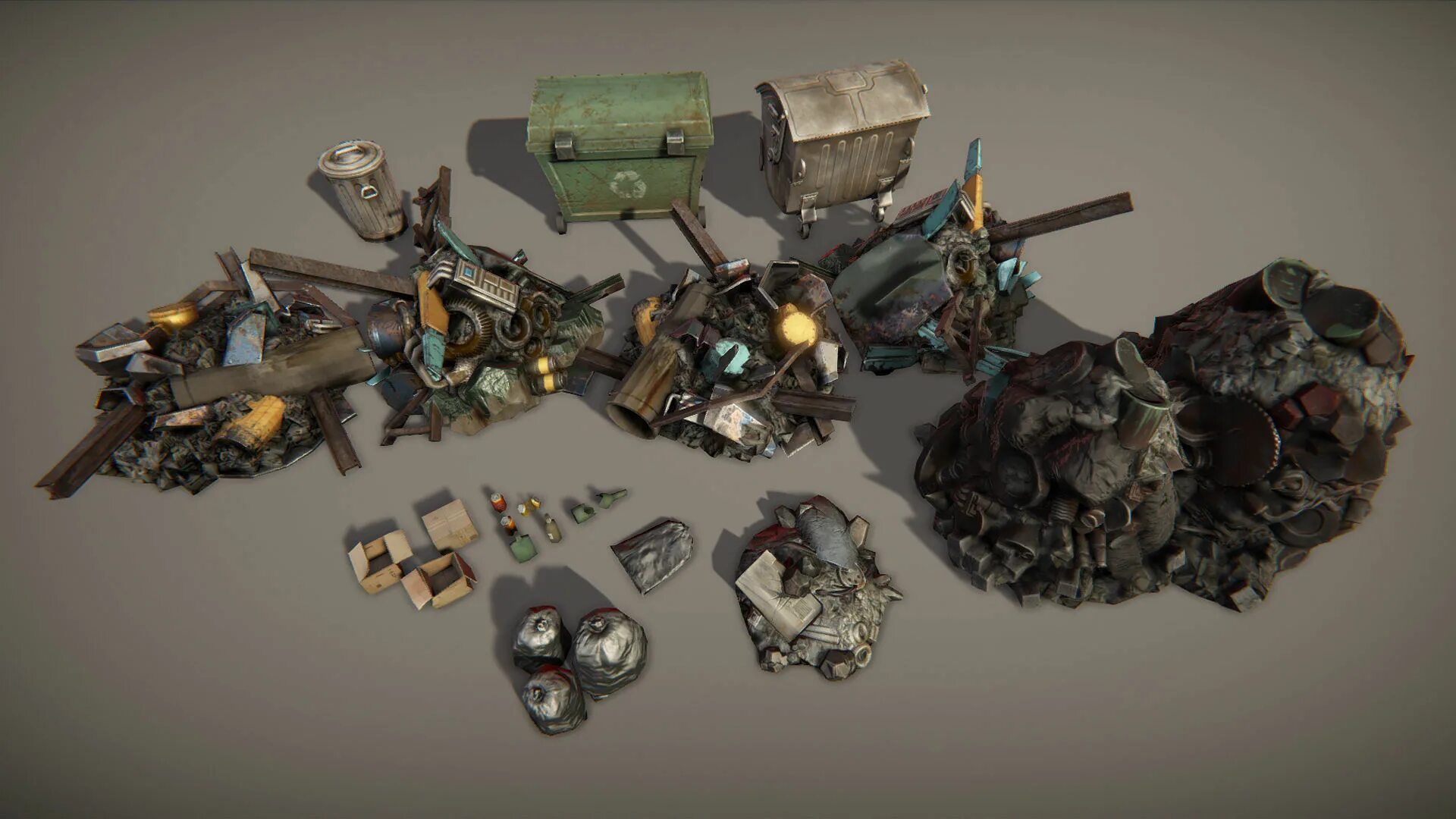 Мод много вещей. 3ds max мусор модель. garbage модель 3d fbx. 3d модели low garbage. свалка 3д модель.