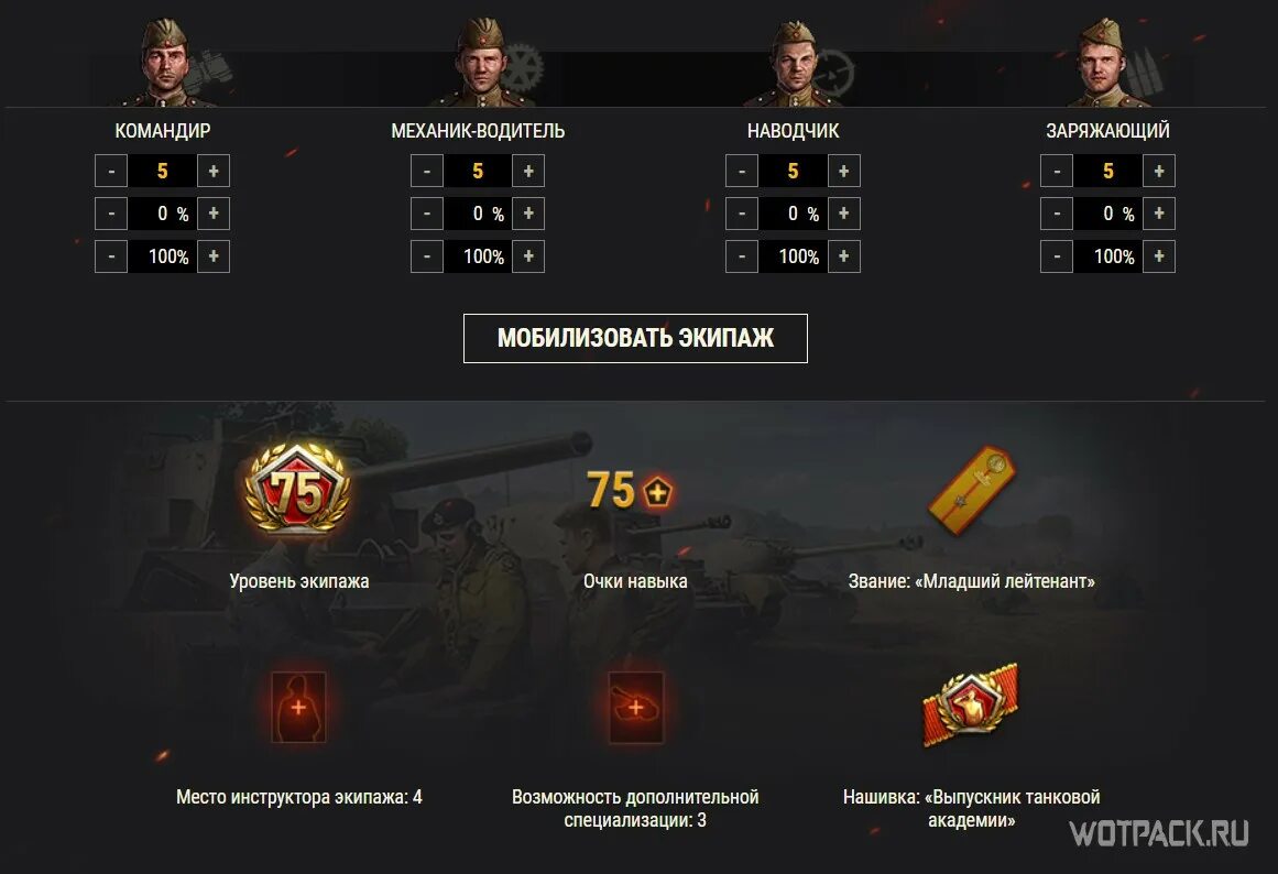 Сколько фрагментов нужно для авейка. Экипаж 2.0 в World of Tanks. Кв 2 перки экипажа. Очки навыков экипажа WOT. Прокачка экипировки экипажа.