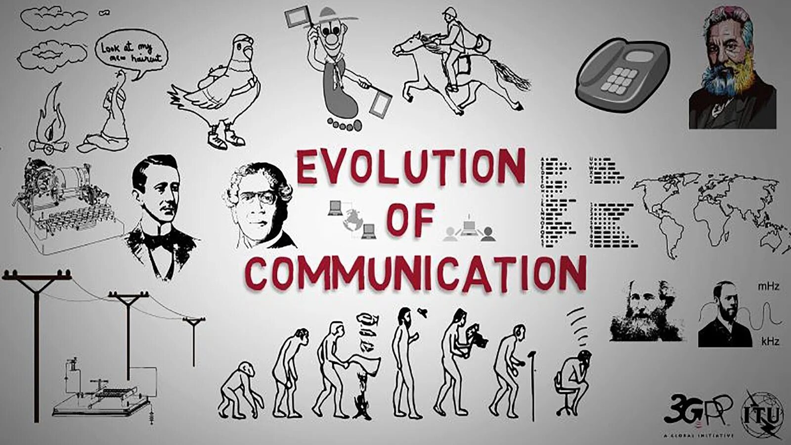 Эволюция коммуникации. Evolution of communication. History of communication. Эволюция СМИ. Living in the age of communication