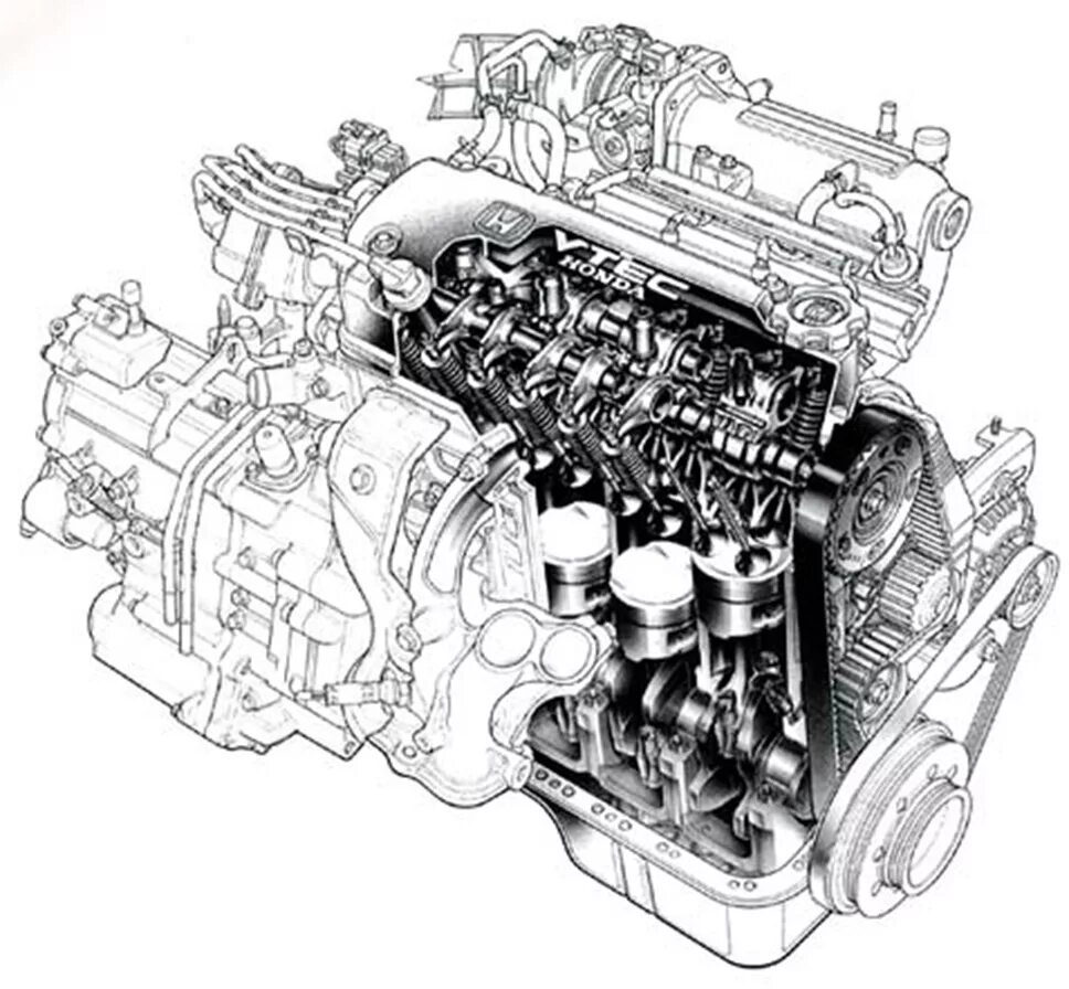 Мотор Хонда д16а. Двигатель d15b Honda. Двигатель d15b VTEC-E. Двигатель d16a Honda HR V схема. Двигатели автомобиля хонда