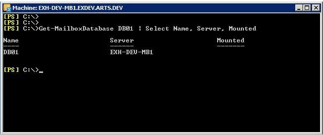 Mount database