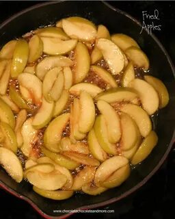 Поджаренные яблоки