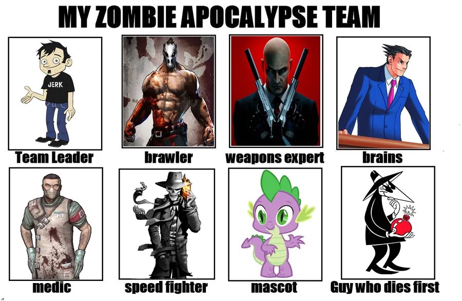 Серега пират зомби мп3. My Zombie Apocalypse Team. Мемы про зомби апокалипсис. Моя команда в зомби апокалипсис.