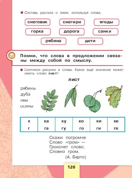 Горецкий ответ. Азбука страница 120. Горецкий 1 часть Азбука с 120. Азбука стр. 120 1 класс Горецкий. Азбука 1 класс 1 часть стр 120 составить рассказ о зиме.