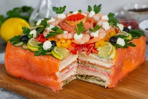 Рыбный тортик