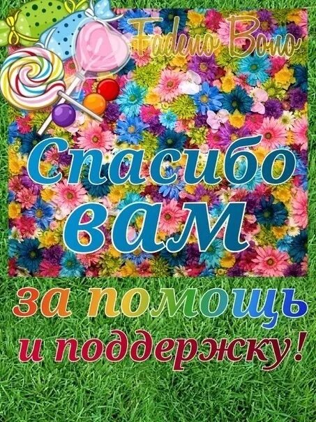 Спасибо вам и ребятам. Благодарим за помощь. спасибо за помощь. благодарю за помощь и поддержку. всем огромное спасибо за участие.