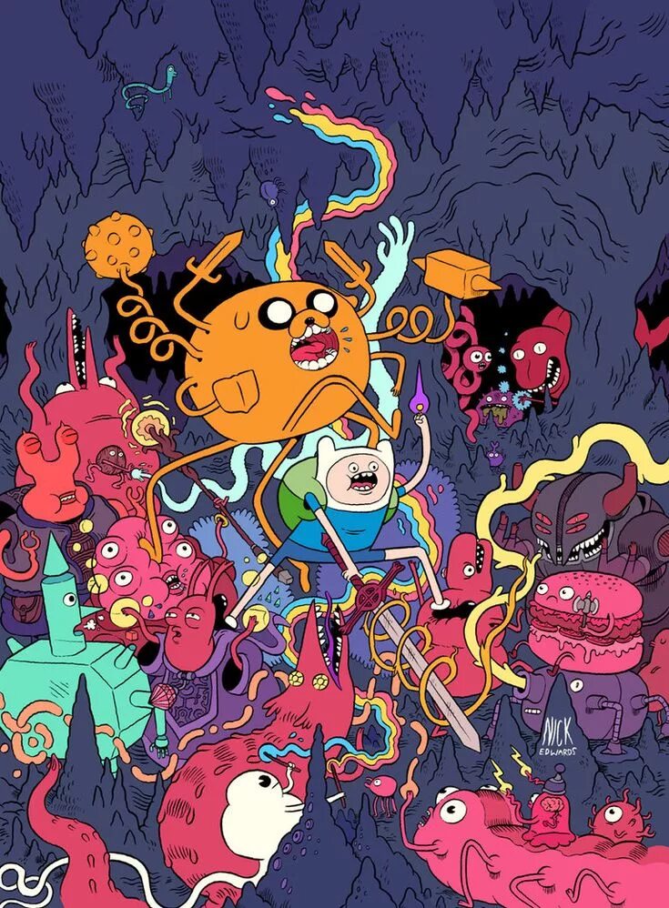 Andvecher Taim. Комиксы Adventure time.