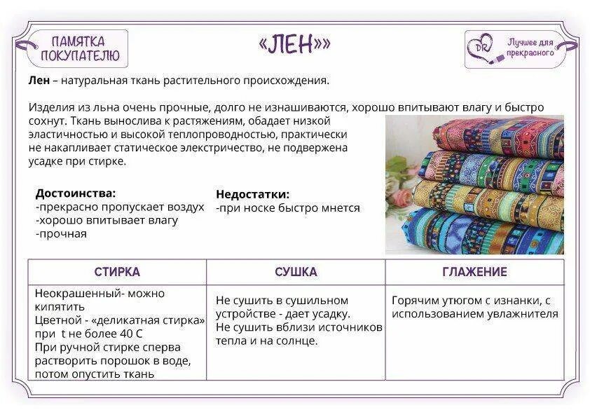 Стирка хлопчатобумажных и льняных тканей
