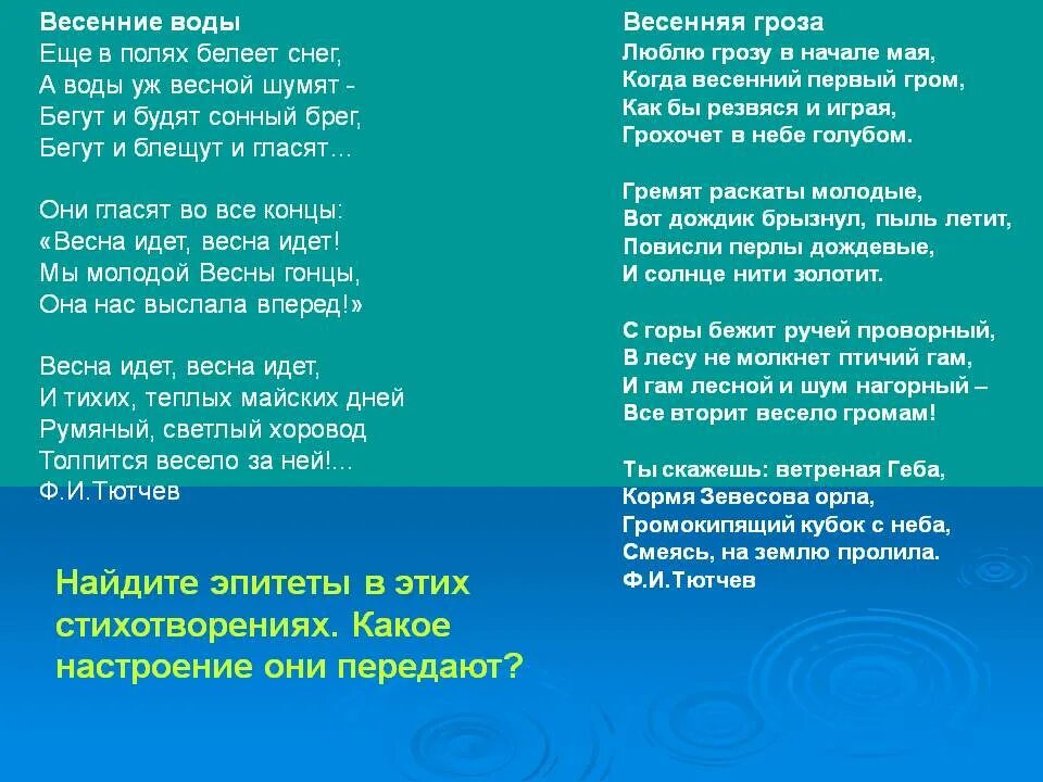 Весенние воды Тютчев. Стих весенний дождь Тютчев. Стихотворения "Весенняя гроза", "весенние воды". Весенние воды стих. Песня по весенней по воде