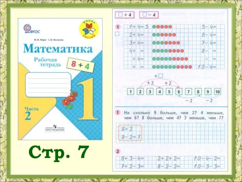 Скачать презентацию на тему Моя математика 1 класс