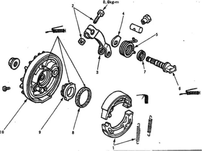 Сборка разборка колеса. Сборка заднего тормоза Honda Dio 27. Рычаг заднего тормоза Хонда дио 27. Возвратная пружина заднего тормоза Хонда дио. Передний тормоз Хонда дио 27.