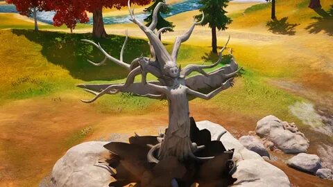 Fortnite Postcard Tour Quests, There's a Tree Where The Three Seaso...
