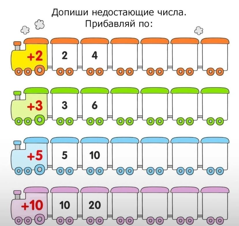Задача вставить пропущенное число