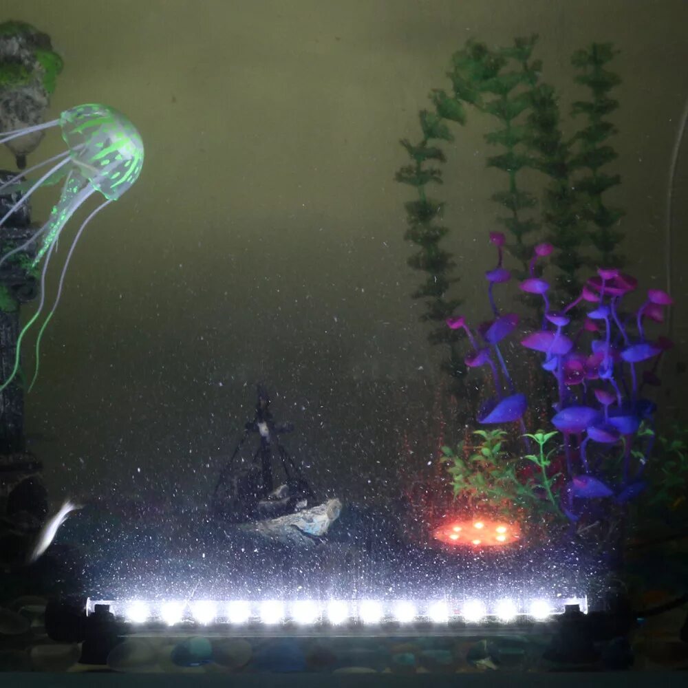 GREENSUN led Lighting аквариум. Погружной светильник для аквариума. Аквариум с подводной подсветкой. Подводная лампа для аквариума.
