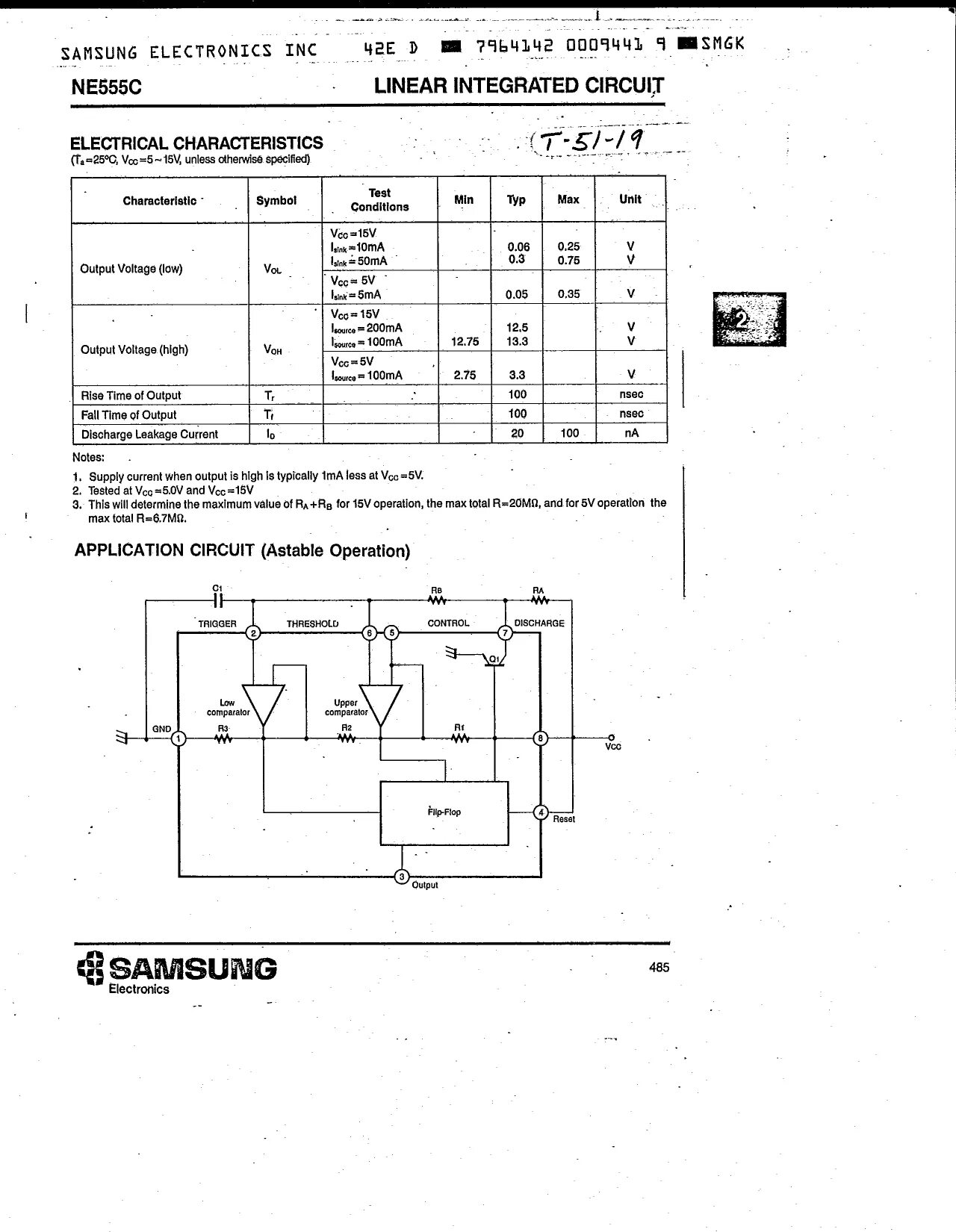 Ne555 datasheet схема включения TL081