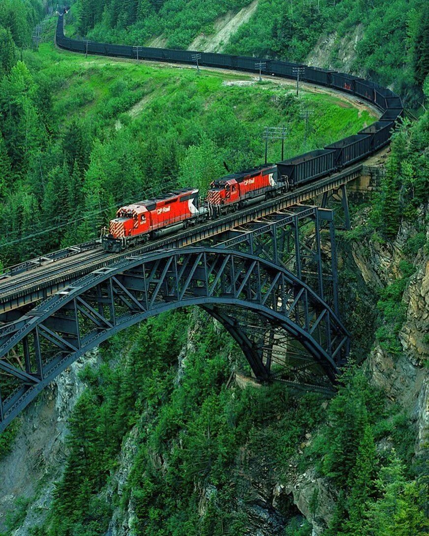 Мост с железной дорогой. Манали мосты железная дорога. Канадская Тихоокеанская железная дорога. Земмерингская железная дорога. Stoney Creek Bridge.