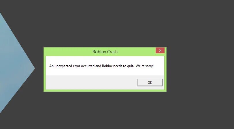 Roblox crash. Ошибка Roblox an unexpected Error occurred and Roblox needs to quit. Roblox crash Error. РОБЛОКСËР Крош.