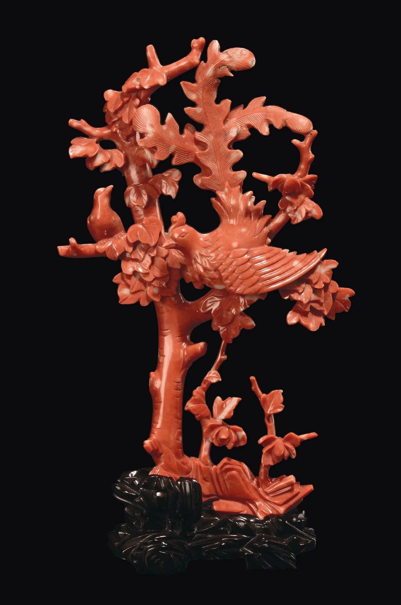 Китайский коралл. Китайская резьба. Изделия с кораллом. Коралловая статуэтка. Кораллы скульптура.
