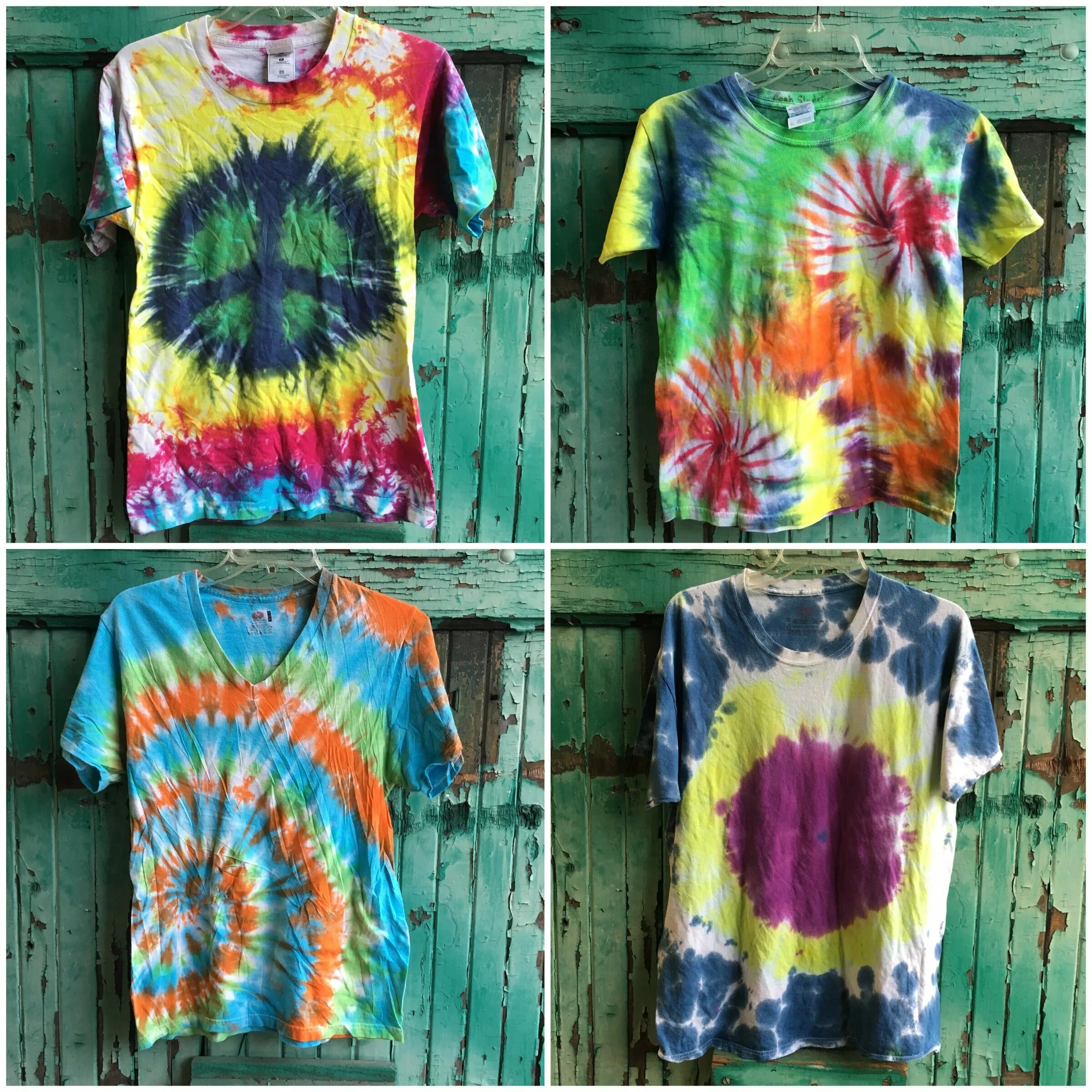 Техника Tie-Dye. Окрашивание Tie-Dye. Крашение одежды. Крашеные футболки.