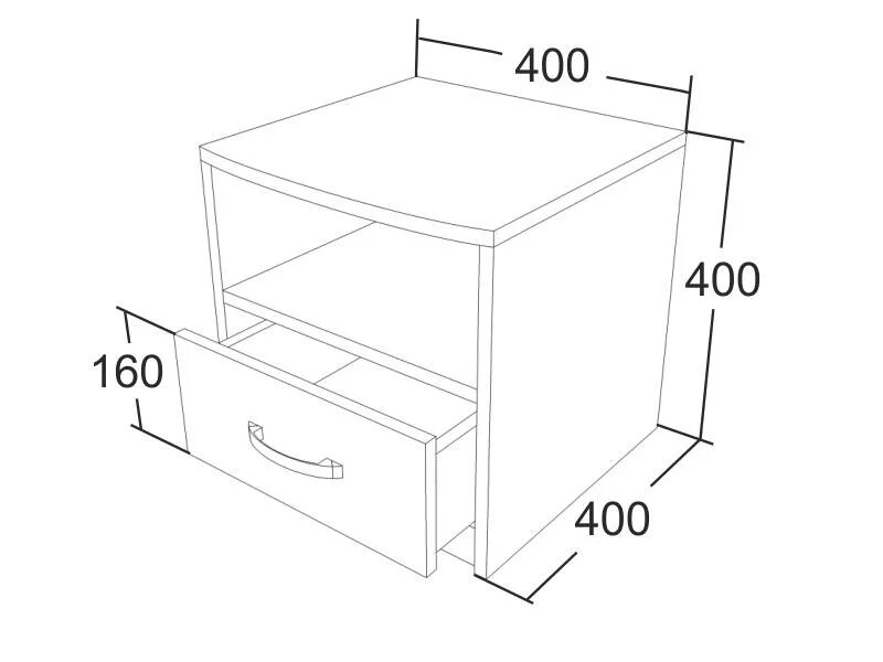 Прикроватная тумбочка для спальни размеры. Тумба прикроватная чертеж с размерами. Габариты прикроватной тумбы стандарт. Тумбочка прикроватная чертеж. Чертежи прикроватных тумбочек с размерами.