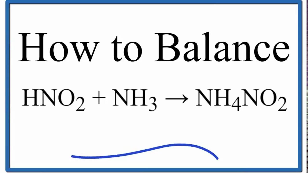 Hno2 nh4no2