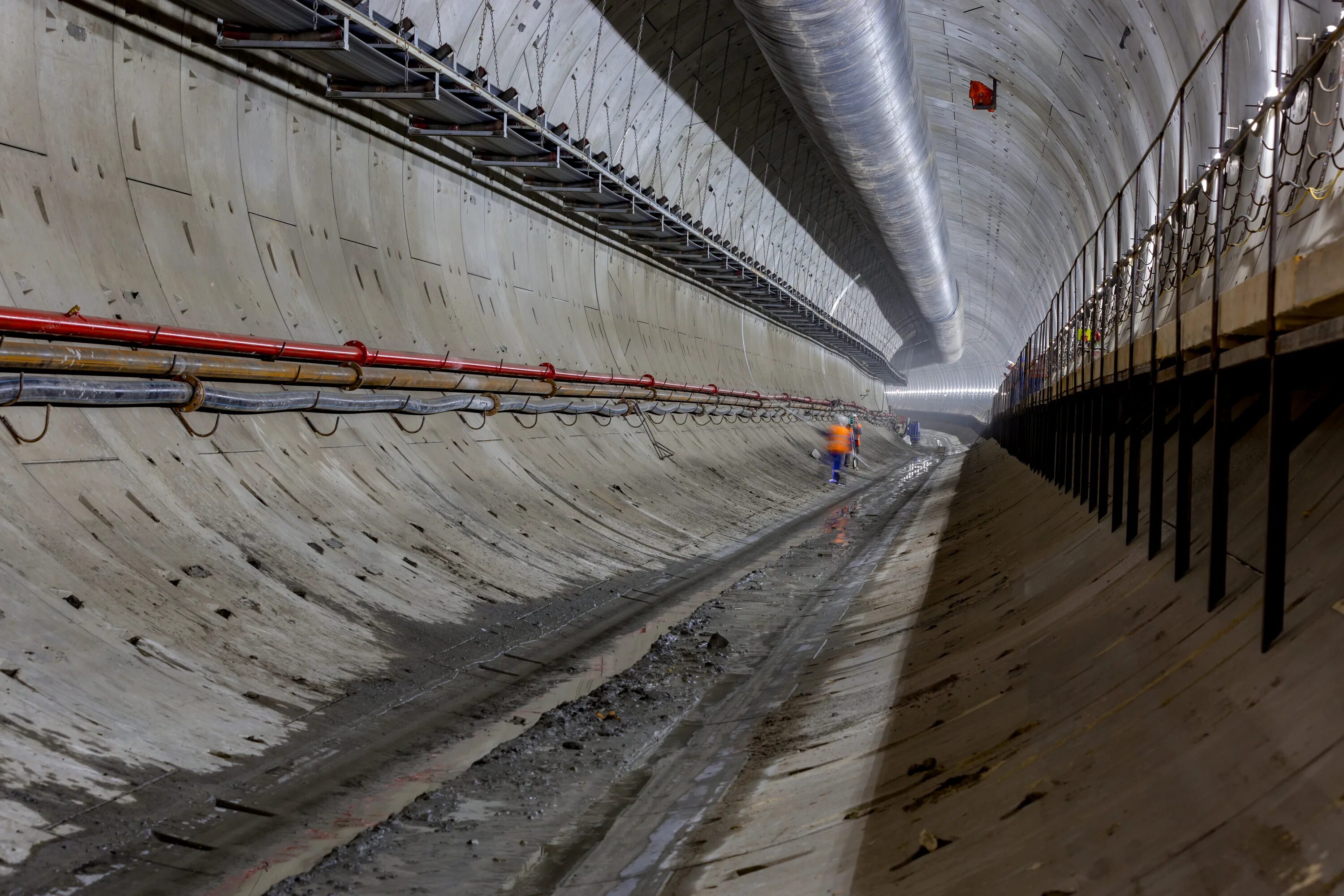 Рабочие прокладывают тоннель 500 3 10. Двухпутный тоннель БКЛ. Тоннель УСК мост. Двухпутный тоннель Некрасовской линии. Щитовая проходка тоннелей.
