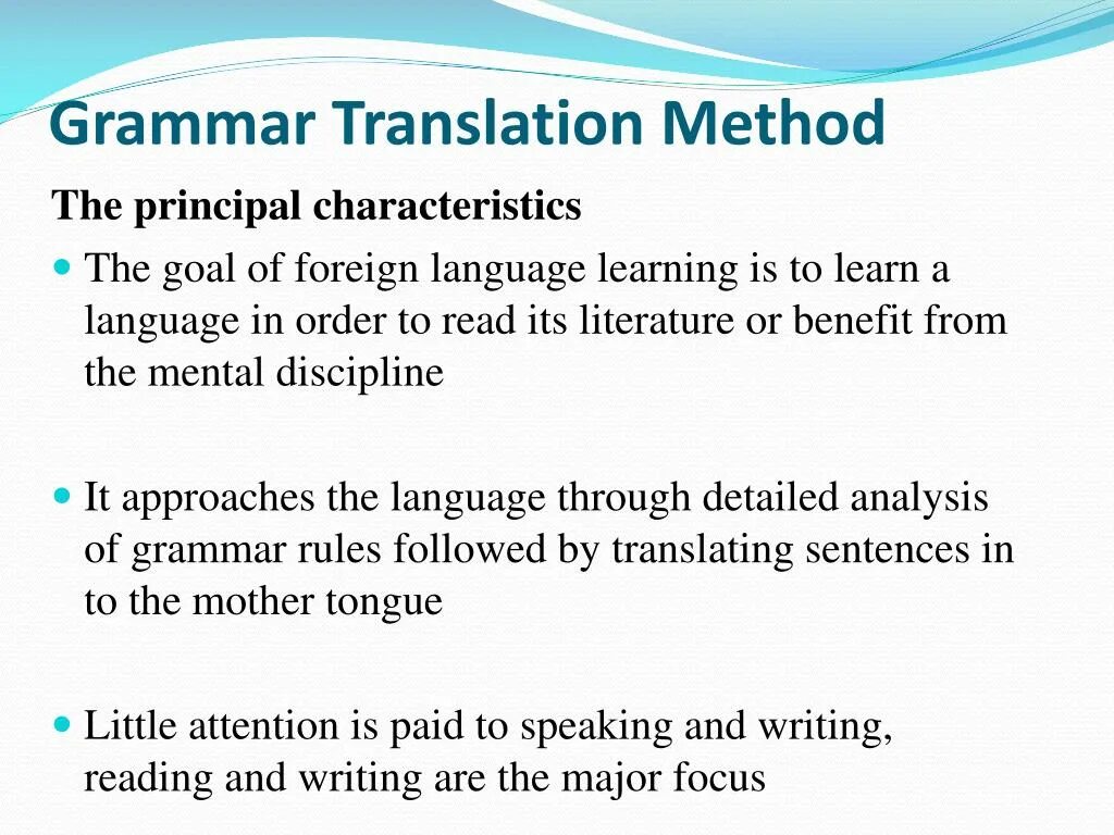 Method перевод на русский. Grammar translation method. Grammar translation метод. Grammar translation method in teaching. Grammar translation approach.