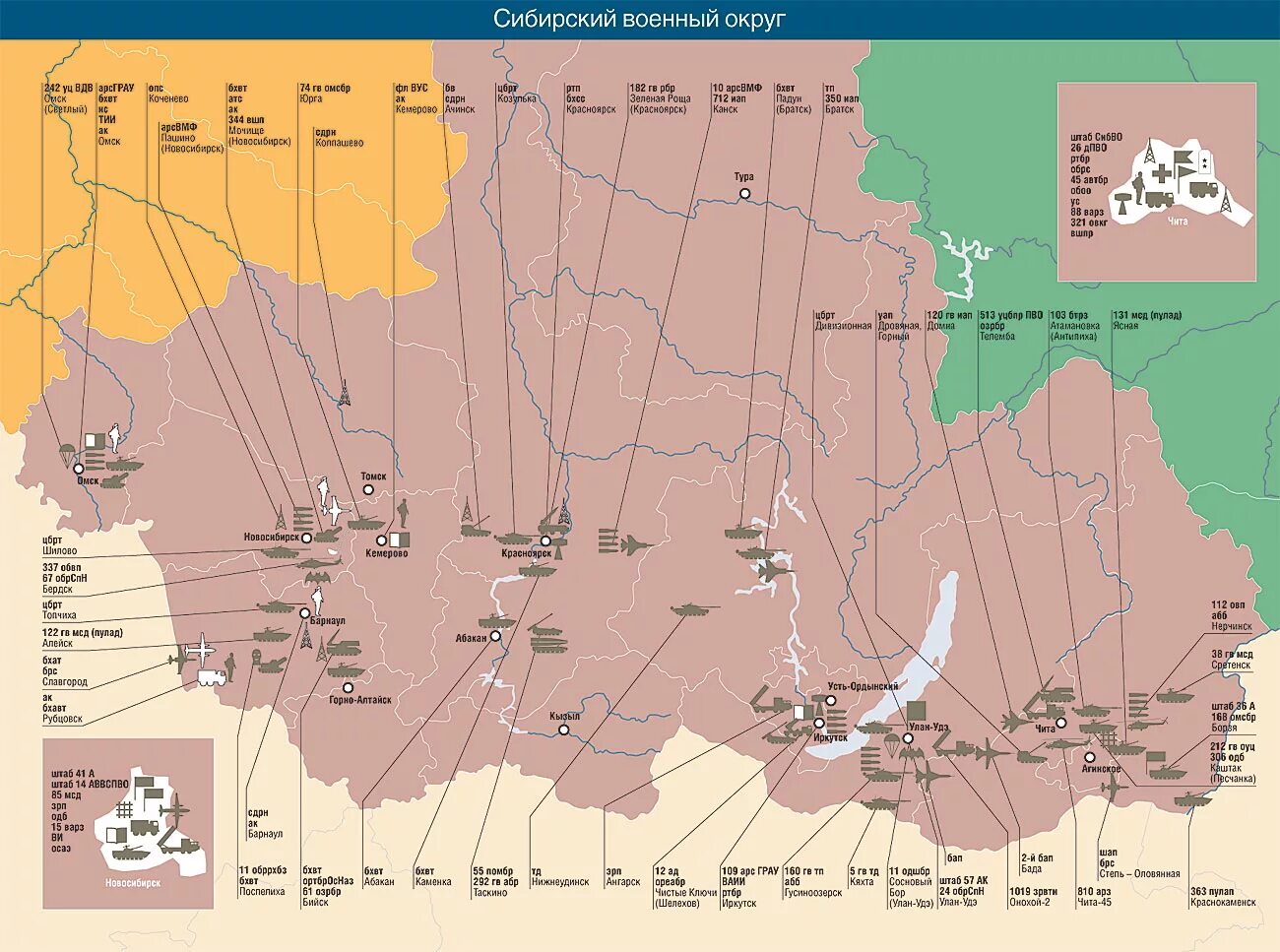 Сибирский военный округ военные округа СССР. Воинские части России на карте России. Восточный военный округ военные части на карте. Воинские части ВДВ В России на карте.