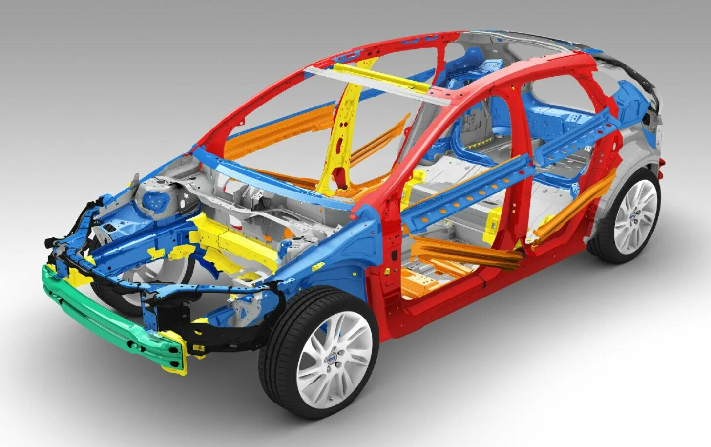 Как правильно делать машины. Силовой каркас кузова Вольво s60. Каркас кузова Вольво. Пежо 308 силовой каркас кузова. Кузов Вольво 60.