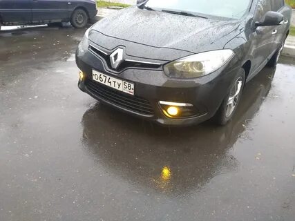 Туманки рено флюенс