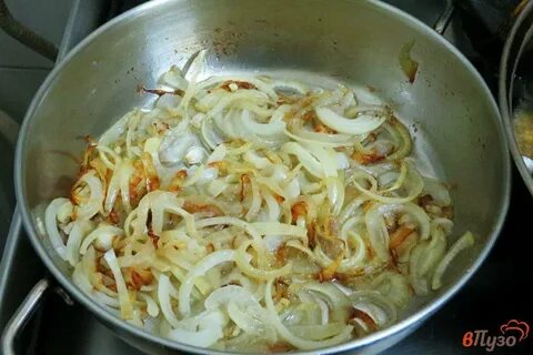 Печень со сливками и луком
