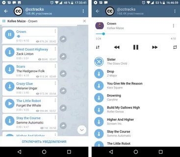 Telegram playlist
