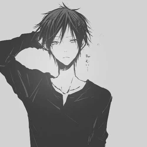Pin von Janna San auf черно белые Anime, Anime jungs, Dark anime