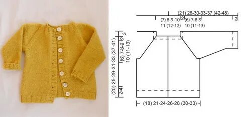 Кофточка для малыша 3 6