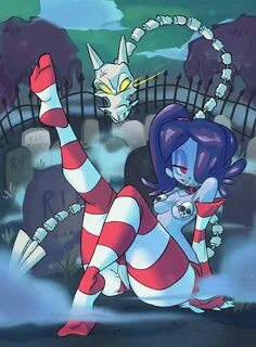 Игры,game art,squigly (skullgirls),Skullgirls. ,mkmaffo,Игровая эротика,Игр...